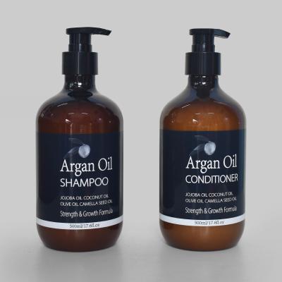 China Hair Loss Prevention Shampoo and Conditioner Set Pure Organic Moroccan Argan Oil Shampoo Morocco Oil Sulfate Free Private Label for sale