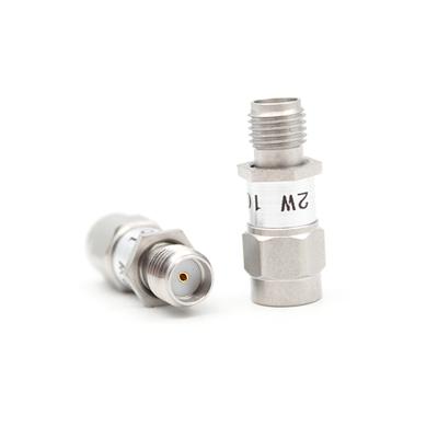 China Attenuator SMA Male to Female Attenuator 2W 10dB Frequency 6Ghz TRL-SMAMF-2-6-10 for sale