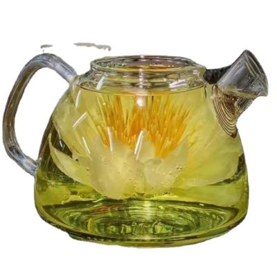 China Bulk dry blue tea in yellow wholesale lotus bags for sale