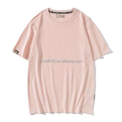 China Wholesale Custom Logo Print Women Anti-wrinkle Custom T-Shirts Factory T-shirt Designs Blank Sublimation Mens Custom T-shir for sale