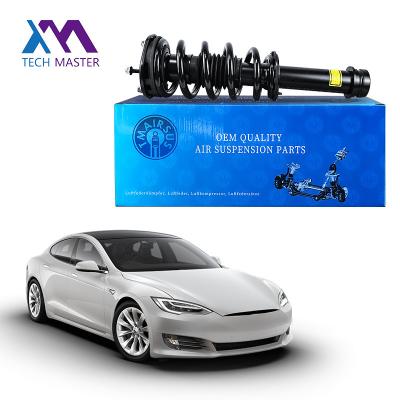 China Absorbente de choques de resorte de bobina delantera 1030607-01-A 1030607-00-C para Tesla Model S AWD en venta