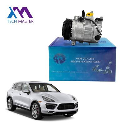 China Black And Silvery Car Air Conditioner Compressor Pump 958126014 For Porsche Cayenne for sale