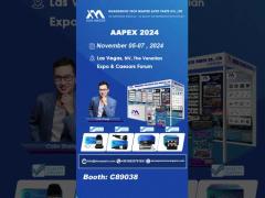 Tech Master attend 2024 AAPEX exhibition Les Vegas from 5th to 7th of November at Caesars Forum.