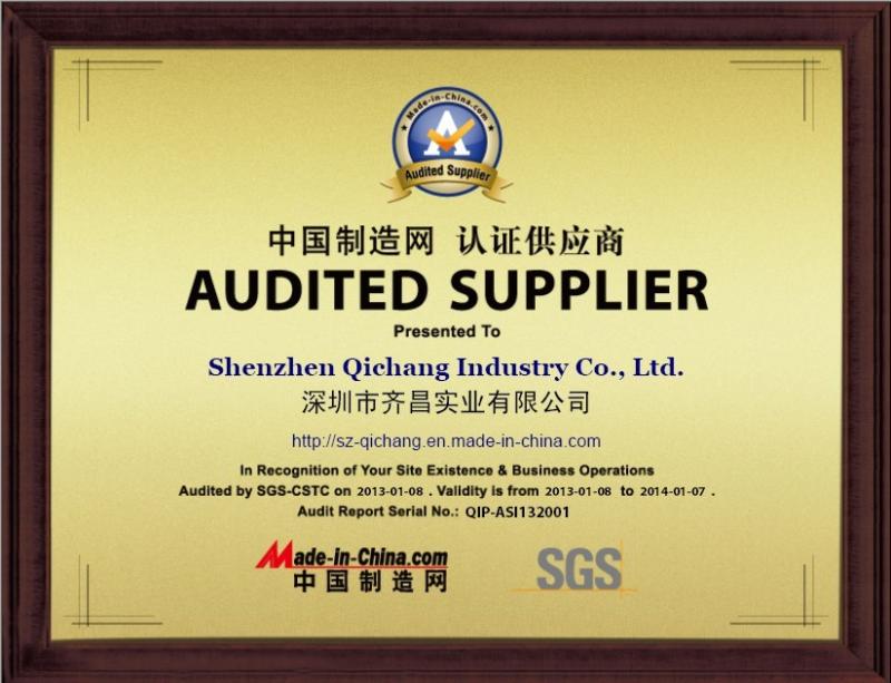 Factory SGS Certification - Shenzhen Qi Chang Industry Co.,Ltd