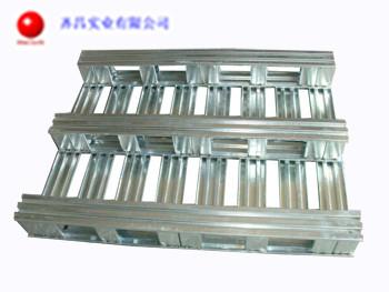 China 2 Way Metal Pallets For Warehouse And Transportation Extile Foods And Logistics for sale