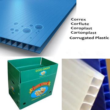 China Impact Resistant corrugated plastic packaging sheets For Indoor / Outdoor for sale