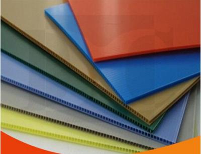 China Colorful Polypropylene Corrugated Plastic Sheets exhibition board for sale