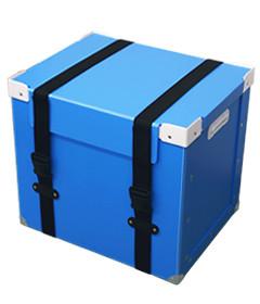 China ISO9001 Plastic Coroplast Box , Customized Collapsible Storage Boxes With Lids for sale