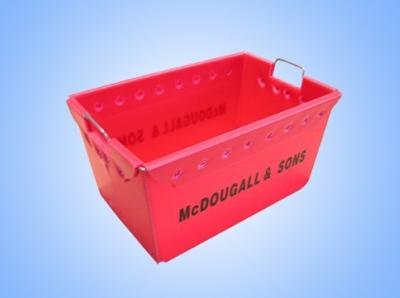 China Red / Blue Durable Polypropylene Corrugated Plastic Container With FDA Approved for sale