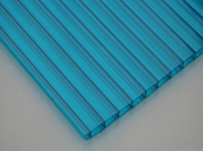 China ASA Coated Anti Scratchs Sun Polycarbonate Hollow Sheet for department store for sale