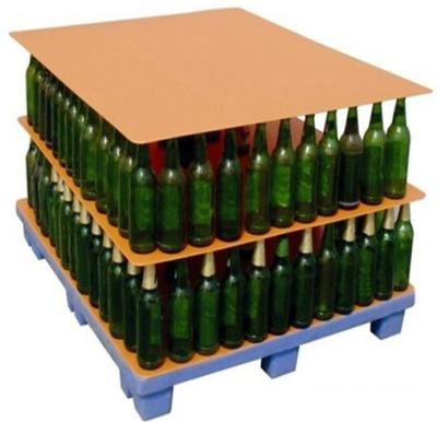 China 1000x 1200mm Glass Bottles PP Corrugated Plastic Layer Pads / PP Hollow Board for sale