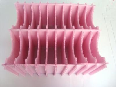 China Pink / Black / Red Eco - Friendly PP Corrugated Fluted Plastic Sheet 1500 x 3500mm for sale