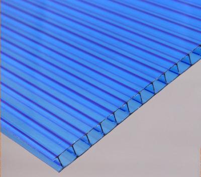 China Heat Insulation Light Weight multiwall Polycarbonate Hollow Sheet For Skylight for sale