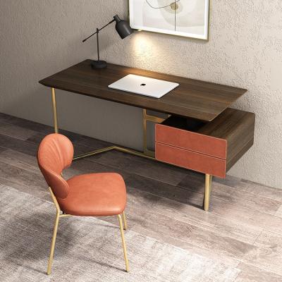 China (Size)Adjustable Modern Office Furniture Table Luxury I Shape Manager Home Computer Desk Executive Desk for sale