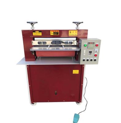 China Plating & Embossing Pattern Leather Roller Plating Embossing Machine Leather Belt Roller Plating Machine for sale