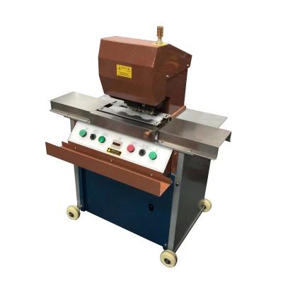 China Punch Hole Leather Belt Hole Punching Machine with Tail Cutting for sale