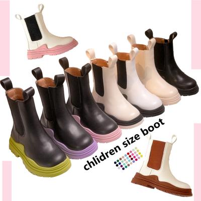 China Wholesale Girls Flat Leather Short Boots Ankle Boots Superstarer Designer Children Kids Martin Boots for sale