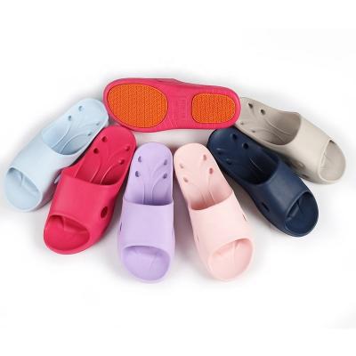 China Logo House Ladies Slippers Fast Custom Made Anti-slippery Drying Anti-skid Shower Men Slipper Slipper For Women for sale