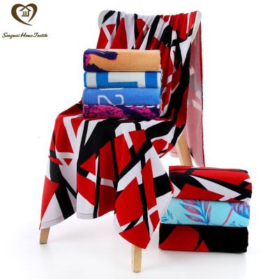 China 2022 Wholesale Hot Selling Beach Factory Pattern Sport Customized Beach Towels For Outdoor for sale