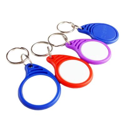 China ABS 13.56mhz rewritable nfc rfid keyfobs waterproof/waterproof hot selling access control keyfob for sale