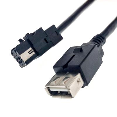 China YJ HSL RJ45 A Code To USB Lvds Cable For Automobile L=1M YJ-248-110039-A for sale