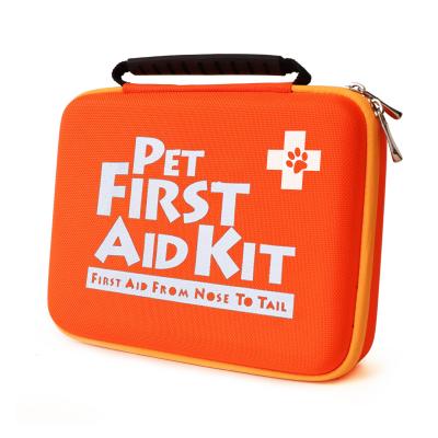 China Wholesale High Quality Waterproof Customized Medical Emergency Pet First Aid Kits Box Dogs With Supplies for sale