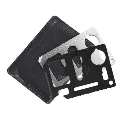 China 11 in-1Outdoor Camping Survival Multitool Credit Card Wallet EDC Folding Card Knife Multifunctional High Quality Gear for sale