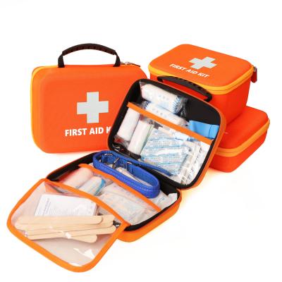 China Custom EVA Hard Carry Packaging Medical Home Kit, Home Personal First Aid 50 Person Emergency Kit With Supplies for sale