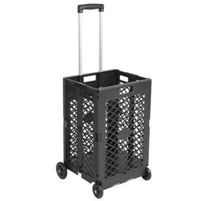 China Lightweight Folding 80L Shopping Trolley , Multi Purpose Folding Trolley Rolled Storage Case Shopping Box for sale