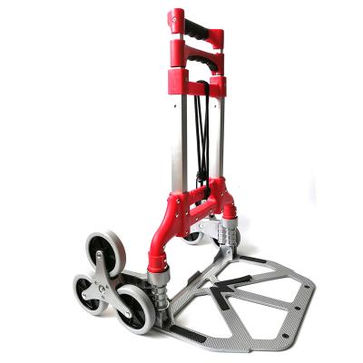 China Six Wheel Aluminum Climber Shopping Hand Truck Carts for sale