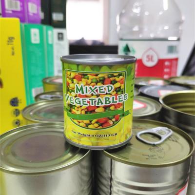 China Cheap canned mixed vegetables in box for sale