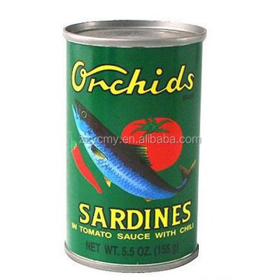 China The best canned recipes canned sardines in tomato sauce tin can wholesale for sale