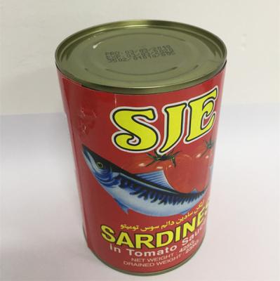 China 155g Canned Canned Sardine in Tomato Sauce, Easy-open for sale