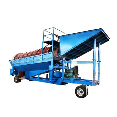 China energy & New Products Mobile Gold Mining Equipment Double Layer Trommel Screen Mining Machine for sale