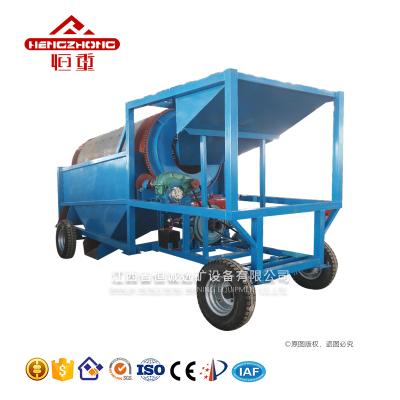 China Single Screen Trommel Operation Alluvial Gold Mining Machine Small Gold Washing Plant for sale