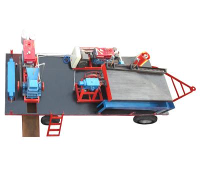 China energy & Mobile Small Scale Rock Gold Mining Mining Equipment With 1-2tph Capacity for sale