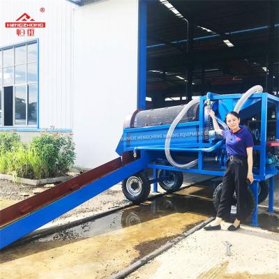 China Alluvial gold wash widely used small gold wash plant mini trommel for sale for sale