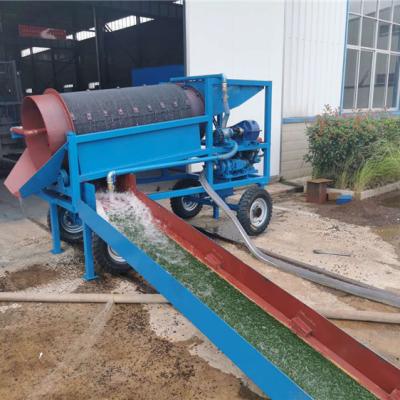 China energy & Small Mobile Trommel Screen Alluvial Gold Mining Equipment With Factory Price for sale