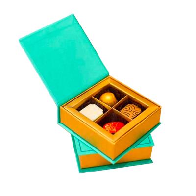 China 2021 Hot Selling Luxury Cardboard Gift Boxes Recyclable Magnetic Chocolate Box for sale