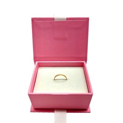 China High Quality Recyclable Book Style Jewelry Cufflink Ring Earring Packaging Box Luxury Pendant Wedding Gift Box for sale