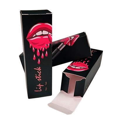 China Recycled Materials 2021 Eco Friendly Biodegradable Custom Logo Printed Lipstick Lipgloss Packaging Boxes for sale