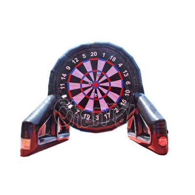 China Commercial Giant Inflatable Dart Board Game Double Use PVC 6m Big Side Football Dart For Kids And Adults for sale