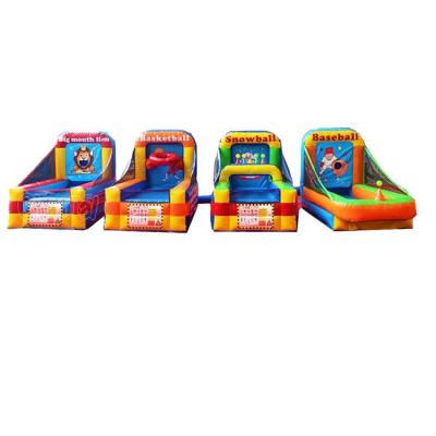 China Inflatable Grade Commercial / Rental Commercial Connect FOUR Games Basketball For Sale for sale