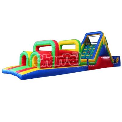 China Lead Free Outdoor Commercial Bouncy Jumper Obstacle Bouncer Obstacle Castle Assault Course Combined Giant Military Inflatable Obstacle for sale