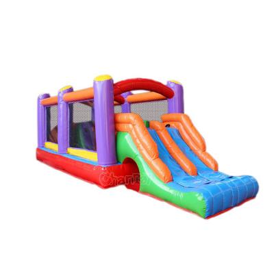 China Popular Commercial / Rental Grade Bounce House Obstacle Course Moon Bounce Inflatable Obstacles Bouncers for sale