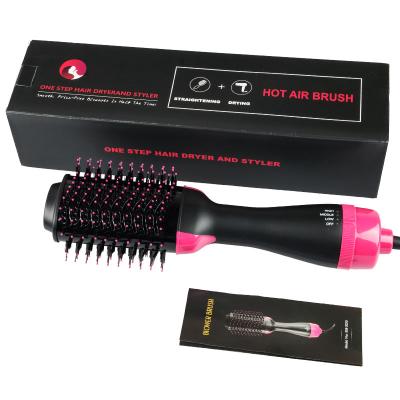 China Hotel IN Hot Stock One Step Hair Dryer Straightener Brush and Volumizer Hair Airbrush One Step Hair Dryer for sale