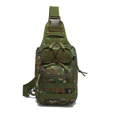 China Durable Hot Selling Multifunctional Outdoor Military Goods Camouflage Shoulder Trunk Bag For Camping Traveling Hiking ASB29 for sale