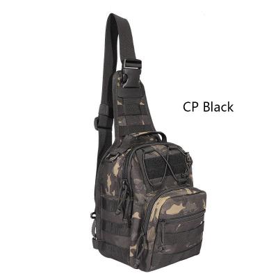 China Durable Hot Sale Outdoor Tactical Multifunctional Camouflage Chest Military Casual Cross - Body Bag For Hiking Sports Camping ASB41 for sale