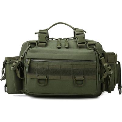 China Durable High Quality Outdoor Multifunctional Fish Lure Box Molle Camouflage Shoulder Waist Bag For Hunting Hunting ASB45 for sale