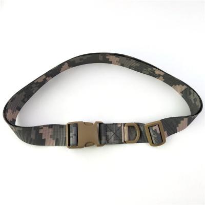 China High Tensile High Strength Nylon Camouflage Cloth Belt Outdoor Sport Tactical Military Training Increasing CS Camping Cosplay Belt for sale